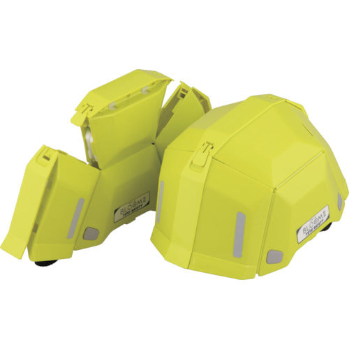 Toyo Safety Disaster Prevention Folding Helmet BLOOM2 Lime NO.101-LM 1 pc