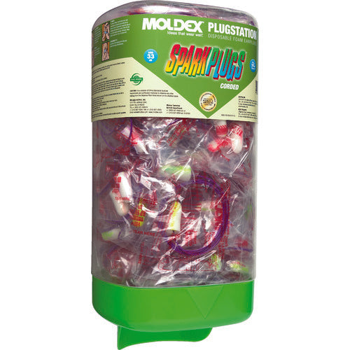 MOLDEX Earplugs Corded Spark Plugs Plug Station 150 Pairs 6880 1 CS