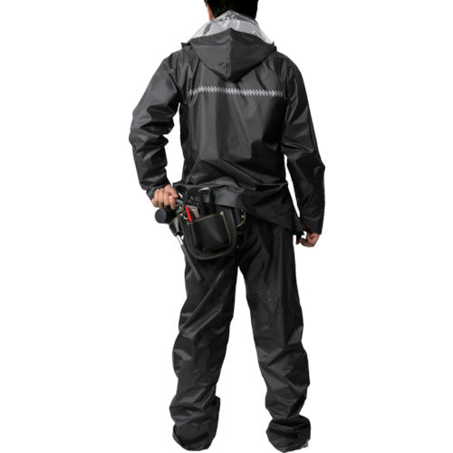 Ｍａｋｋｕ　雨具　いぶし銀　ＢＬＫ　Ｍ　AS4000-BK-M　1 着