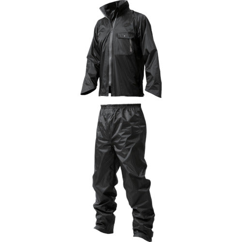 Ｍａｋｋｕ　雨具　いぶし銀　ＢＬＫ　Ｌ　AS4000-BK-L　1 着