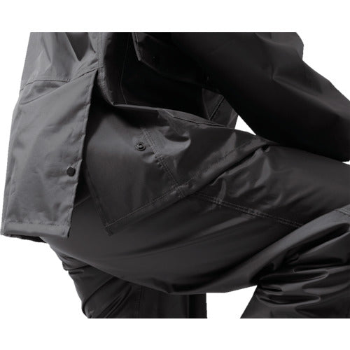 Ｍａｋｋｕ　雨具　いぶし銀　ＢＬＫ　ＥＬ　AS4000-BK-EL　1 着