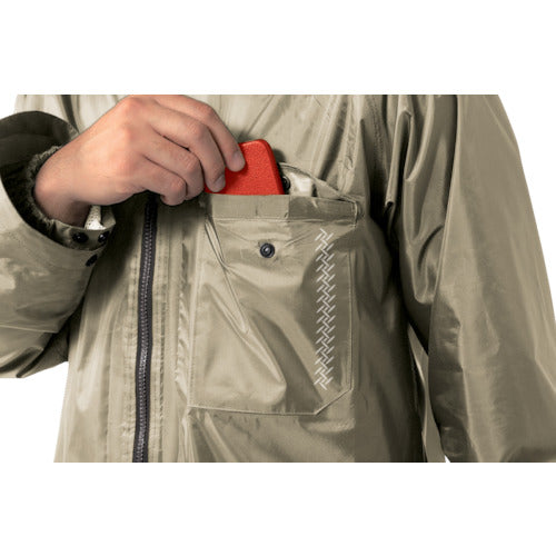 Ｍａｋｋｕ　雨具　いぶし銀　ＧＲＹ　Ｌ　AS4000-GR-L　1 着