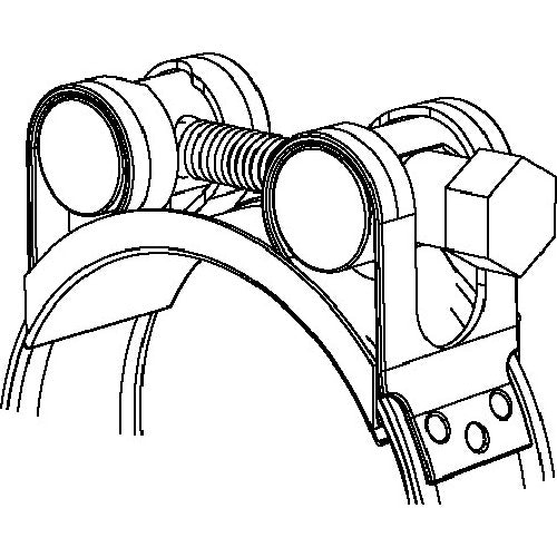 ＪＵＢＩＬＥＥ　スーパークランプ　取付径　２３−２５ｍｍ　（１０個入）　JSC025SS316　1 箱