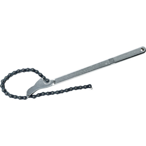 ＴＲＵＳＣＯ　チェーンレンチ　チェーン長さ６２０ｍｍ　シルバー　TCW-500　1 丁