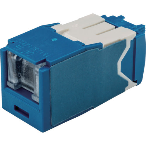PANDUIT 카테고리 6A 셔터 부착 모듈러 잭 블루 CJH6X88TGBU 1개