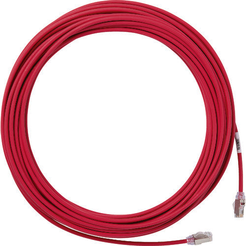 ＰＡＮＤＵＩＴ　カテゴリ６Ａ細径シールドパッチコード　１ｍ　赤　STP28X1MRD　1 本