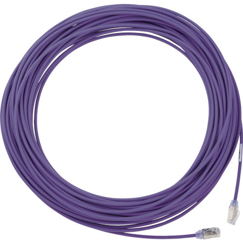 ＰＡＮＤＵＩＴ　カテゴリ６Ａ細径シールドパッチコード　２０ｍ　紫　STP28X20MVL　1 本