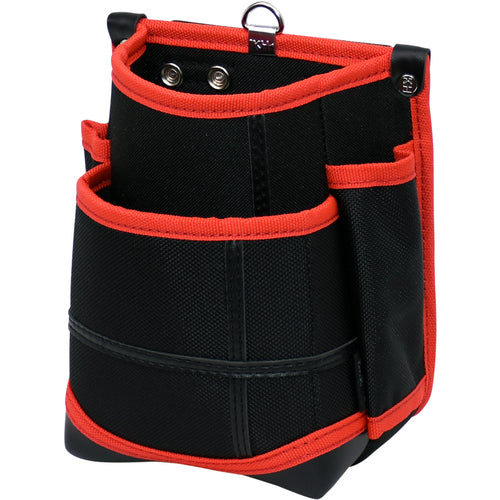 KH Takeru Spirit 2-tiered Waist Pouch Black/Red TK02K-R 1 pc