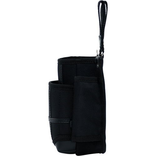 KH Takeru Tamashii 2-tiered waist bag with adjustable belt loop Black/Black TKJ02K-K 1 pc