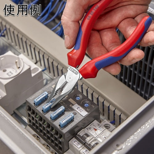 ＫＮＩＰＥＸ　０９０２−２４０（落下防止ツール付き）　架線工事用強力ペンチ　0902-240T　1 丁