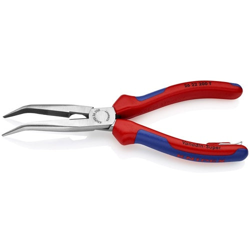 ＫＮＩＰＥＸ　先曲ロングラジオペンチ（落下防止ツール付き）　２００ｍｍ　2622-200TBK　1 丁