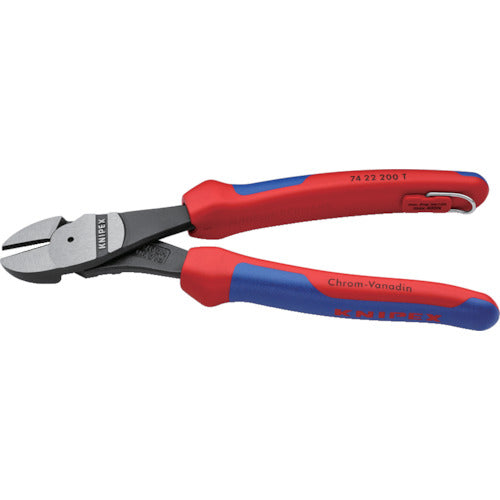 ＫＮＩＰＥＸ　強力型ニッパー　落下防止　１２度　オフセット型　２００ｍｍ　7422-200TBK　1 丁