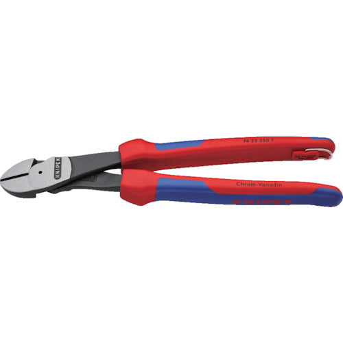 ＫＮＩＰＥＸ　強力型ニッパー　落下防止　１２度　オフセット型　２５０ｍｍ　7422-250TBK　1 丁