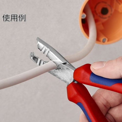 ＫＮＩＰＥＸ　ニッパー付きワイヤストリッパー　1345-165SB　1 丁