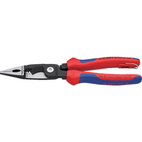 KNIPEX 일렉트로플라이어 낙하 방지 200mm 1382-200T 1 쵸
