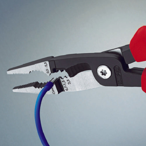 KNIPEX 일렉트로플라이어 낙하 방지 200mm 1382-200T 1 쵸