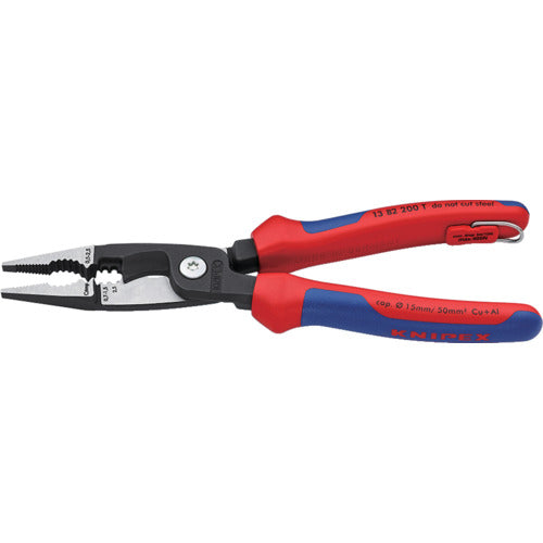 KNIPEX 일렉트로플라이어 낙하 방지 200mm 1382-200T 1 쵸