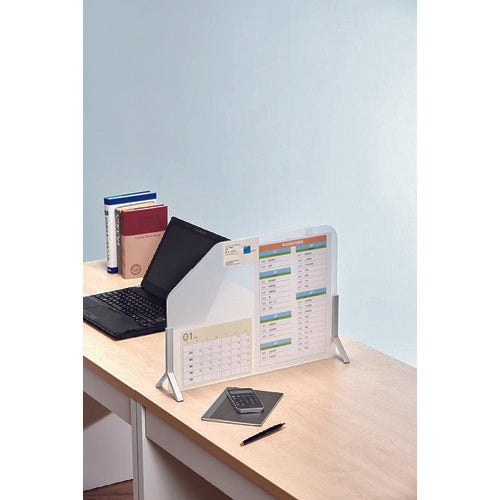 ＫＩＮＧ　ＪＩＭ　デスクトップパネル「タテテ」　乳白　8045-M　1 枚