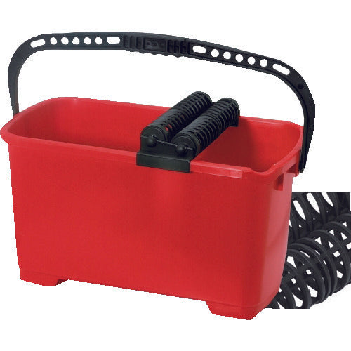 K/H Floor Cleaning Bucket Set OPTIMU 22L Red with Rinse Roller 505543 1 pc