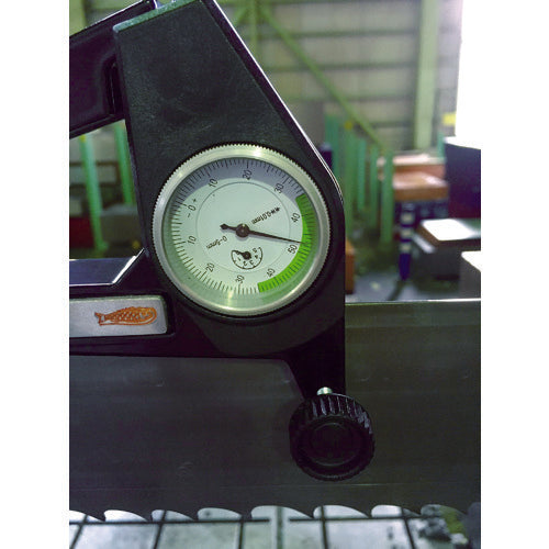 バーコ　バンドソー用テンションメーター　全長１７０×幅１１０×厚さ３５ｍｍ　3870-TENSION METER　1 個