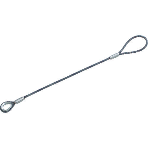 ＴＲＵＳＣＯ　ワイヤロープスリング　Ｂタイプ　アルミロック　１２ｍｍＸ１ｍ　TWBL-12S1　1 本