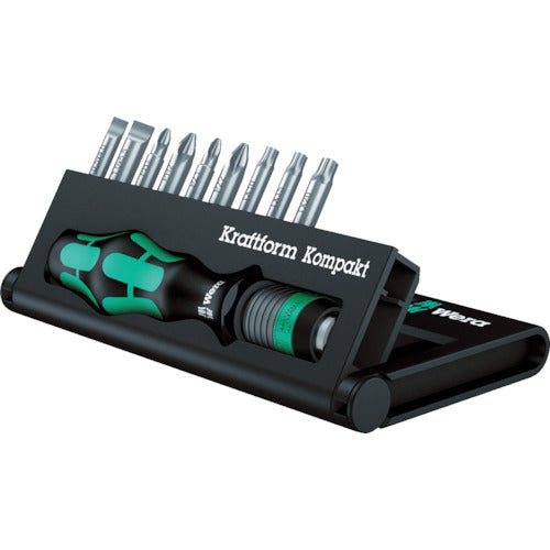 Wera Craft Form Compact 10 Driver Bit Set 056653 1 S