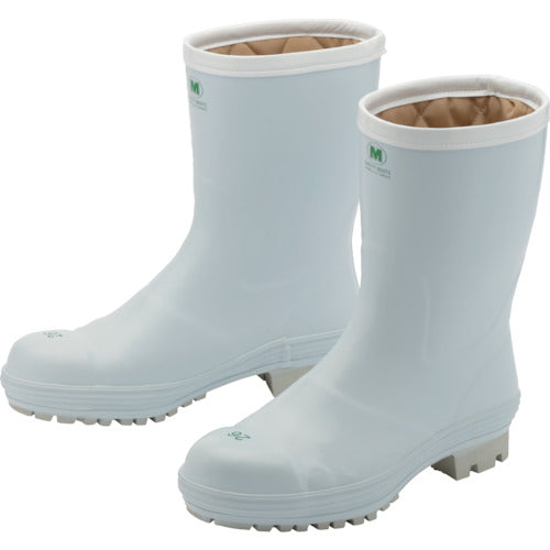 Midori Anzen Anti-Slip Winter Safety Boots for Ice, FBH01, White, 26.0cm, FBH01-W-26.0, 1 pair