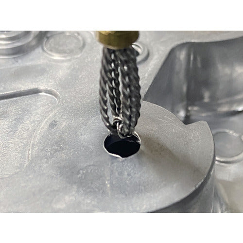 ＴＲＵＳＣＯ　軸付バリ取り先端工具　バリーマー　止まり穴用１５０ｍｍ　Φ４　TBTM-150-4　1 本