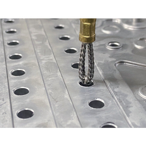 TRUSCO Shafted Deburring Tool Barrier for Blind Holes 150mm Φ10 TBTM-150-10 1 Piece