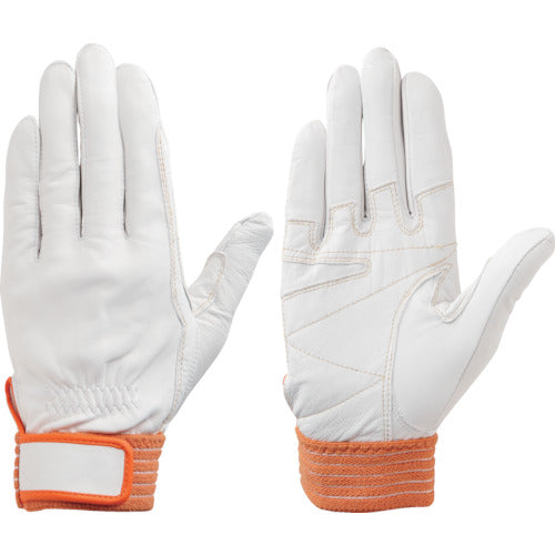 シモン　羊革手袋（袖口マジックタイプ）　レンジャー手袋　ＲＧ−１１０　Ｍ　RG110-M　1 双