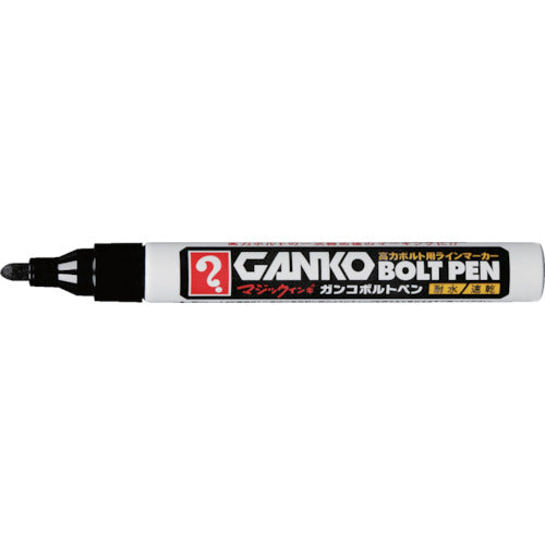 Magic Ink Ganko Bolt Pen Medium Nib Black MKOB-T1 1 piece