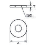 Mizumoto Stainless Steel Threaded Washer Screw Diameter M-10 W-10M22 1 pc