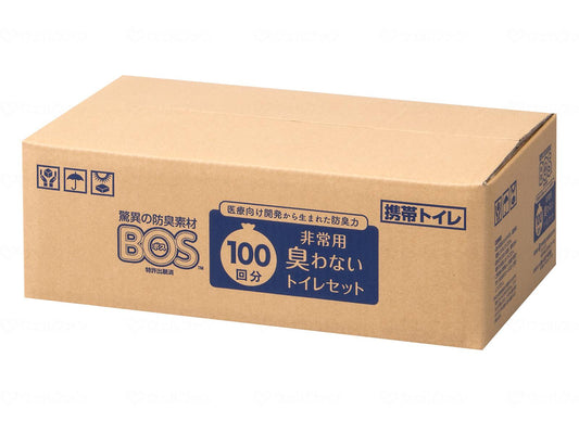 クリロン化成BOS非常用臭わないﾄｲﾚｾｯﾄ ｹｰｽ 100回分