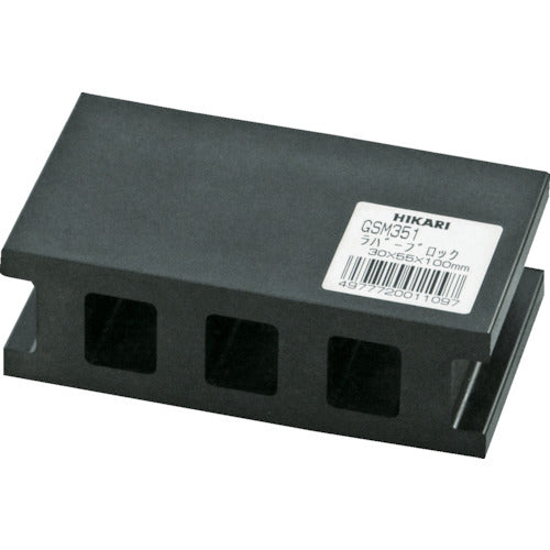 라이트 러버 블록 소 30×55×100mm 블랙 GSM351 1개