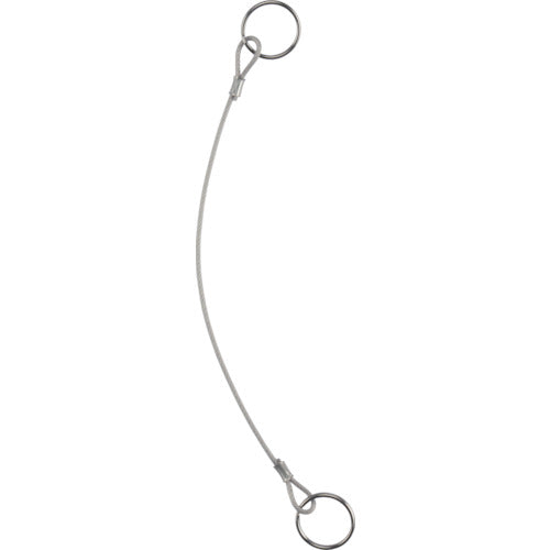 ＨＡＬＤＥＲ　保持ケーブル　ステンレス鋼　両端リング付　22400.0956　1 個