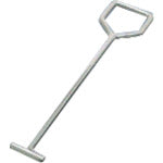 Mizumoto Stainless Steel Car Door Fastener C-Type Total Length 137mm DFC-1 1 pc