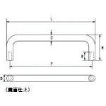 水本　ステンレス　引き取手（めねじ）　線径８ｍｍピッチ９０ｍｍ　TOA-8-90　1 個