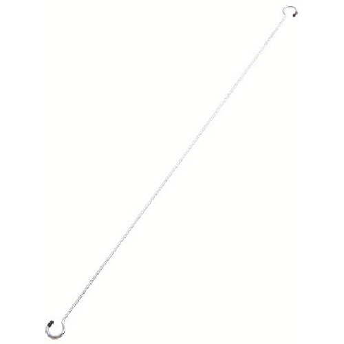 Mizumoto S-hook, stainless steel, super long S-hook, 6mm, total length 1800mm, A-2204, 1 piece