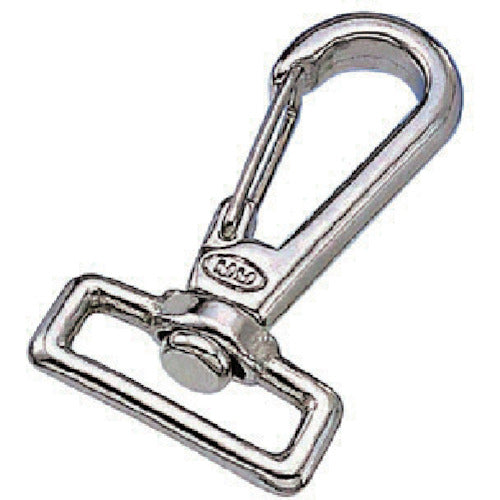 미즈모토 스테인레스 스위블 벨트 후크 길이 63mm 사용 하중 0.20kN B-1047 1개