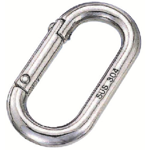 Mizumoto Stainless Steel Oval Catch Wire Diameter 6mm Length 40mm B-195 1 pc