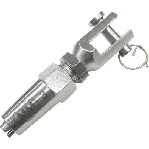 水本　ジョイント　ステンレス　ロックターミナルフォーク　奥行５×幅１３×高さ７．２ｍｍ　B-2419　1 個