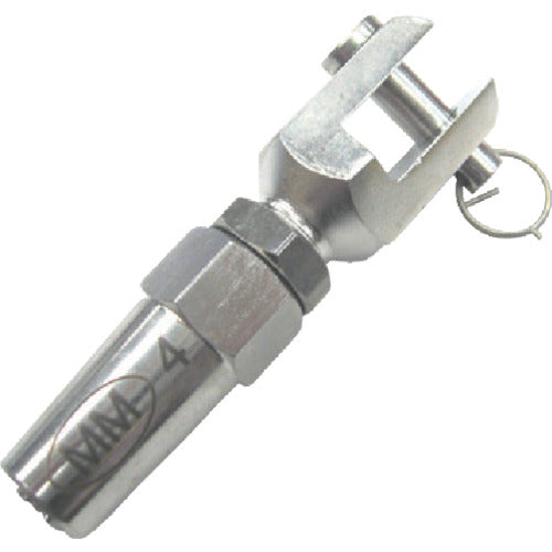 미즈모토 조인트 스테인리스 록 터미널 포크 깊이 6×폭 17×높이 9 mm B-2420 1개