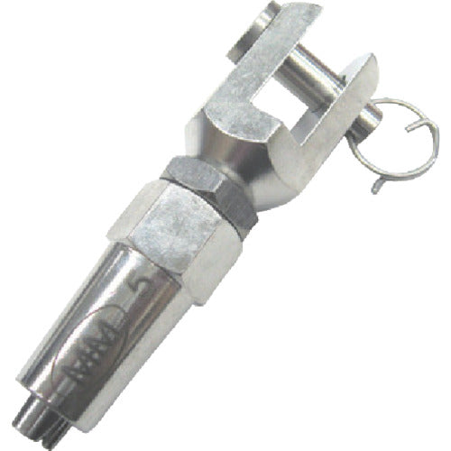 水本　ジョイント　ステンレス　ロックターミナルフォーク　奥行８×幅２１×高さ１１．２ｍｍ　B-2421　1 個