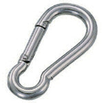 Mizumoto Stainless Steel Snap Hook Type B, Wire Diameter 4mm, Length 45mm, B-4, 1 pc