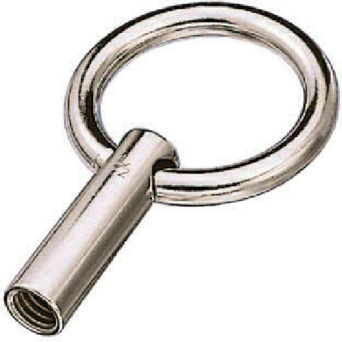 Mizumoto Ring Hook Stainless Steel Ring Nut (Metric Thread) Screw Diameter M-6 B-877 1 pc