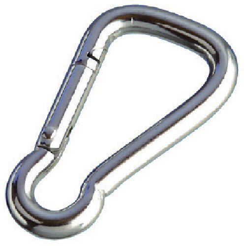 Mizumoto Stainless Steel Snap Hook BD Type, Wire Diameter 6mm Length 60mm BD-6 1 pc