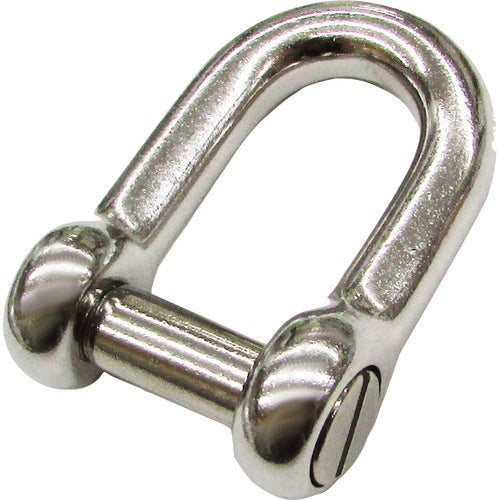 Mizumoto Stainless Steel Sinking Shackle, Nominal Size 12mm, Load Capacity 4.12kN, CS-12, 1 Piece