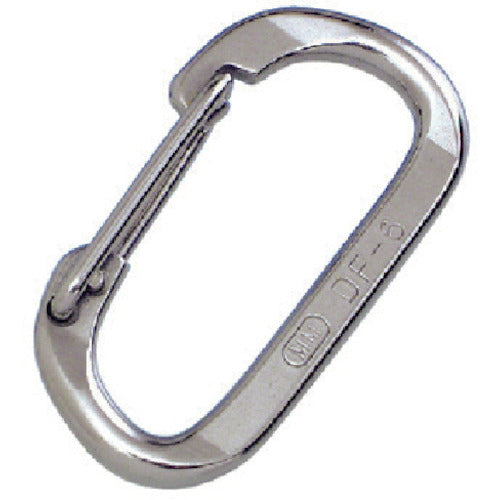 Mizumoto Stainless Steel D-Hook Length 105mm Load Capacity 1.47kN DF-10 1 pc
