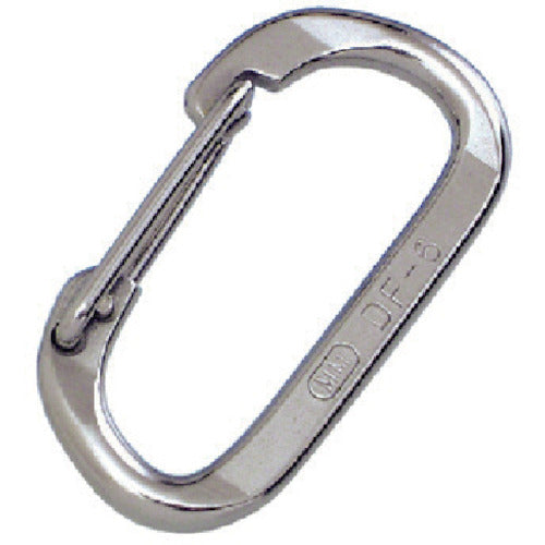 Mizumoto Stainless Steel D-Hook Length 64mm Load Capacity 0.69kN DF-6 1 pc