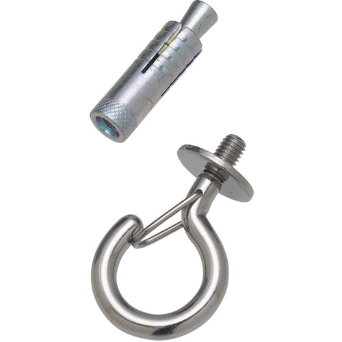 水本　ステンレス　ボルトフック（カットアンカー付）　フックの長さ６２ｍｍ　EHB-10　1 個